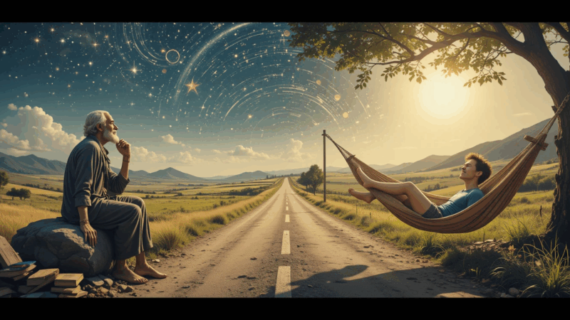 A Felicidade Está em Buscar o Sentido da Vida ou em Viver o Presente Sem Questionar Demais?