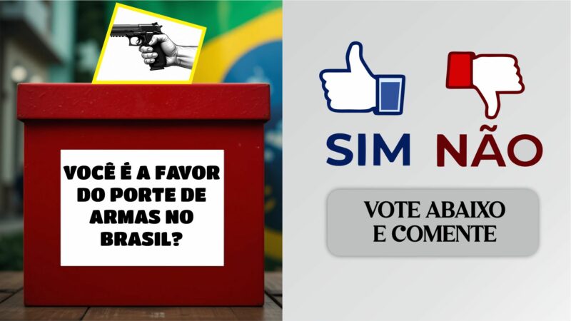 Você Seria a Favor do Porte de Armas no Brasil ?