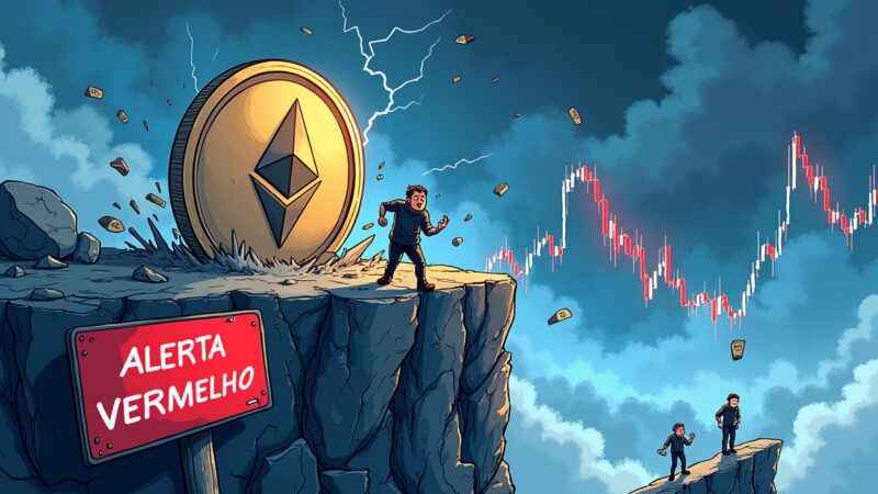 Ethereum sofre duro golpe técnico e despenca após armadilha brutal de alta