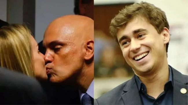 Nikolas não perde tempo e causa polêmica com homenagem inusitada ao casal Moraes