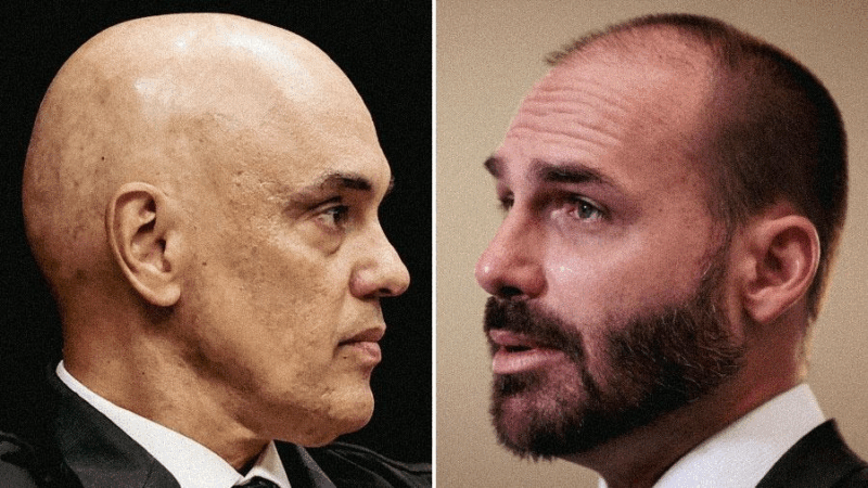 Sensação: Moraes Explode de Raiva Contra Eduardo Bolsonaro e Usa Estratégia Radical para Notificação Urgente