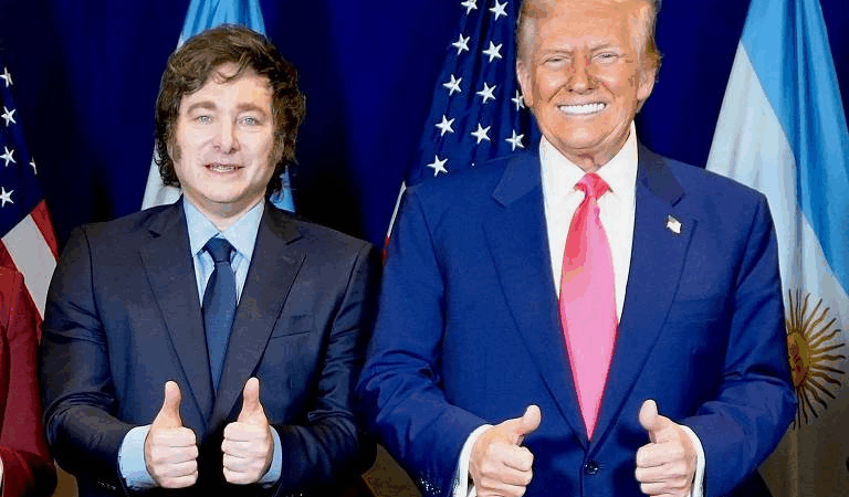 Trump exalta Milei e esmaga a esquerda com vitória avassaladora em discurso explosivo! 🔥