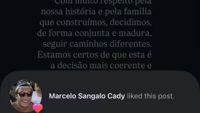 Reação impactante de Marcelo Sangalo ao fim do casamento dos pais