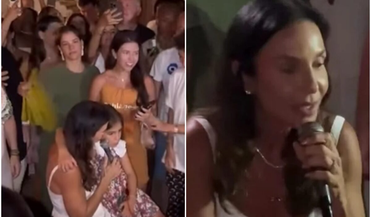 Ivete Sangalo ESTOURA e canta Belo na roda de samba! SURPRESA TOTAL no vídeo da festa