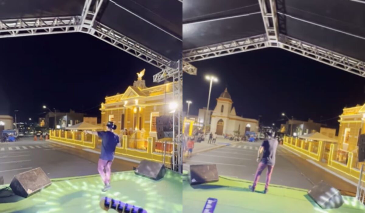 Dramático: Jerônimo Vacheiro faz show para plateia vazia e vergonha alheia