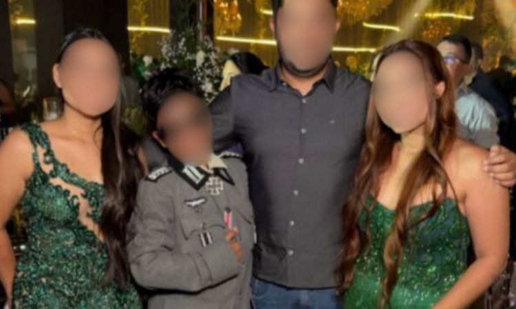 CHOQUE EM FORMATURA: Adolescente aparece usando uniforme nazista e fazendo saudação de Hitler no Rio Grande do Norte!
