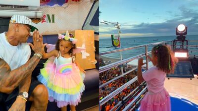 Filha de Léo Santana causa alvoroço no Carnaval ao roubar a cena ao dançar com o pai no vídeo que impressiona