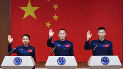China lança astronauta para missão épica de 1 ano rumo à Lua