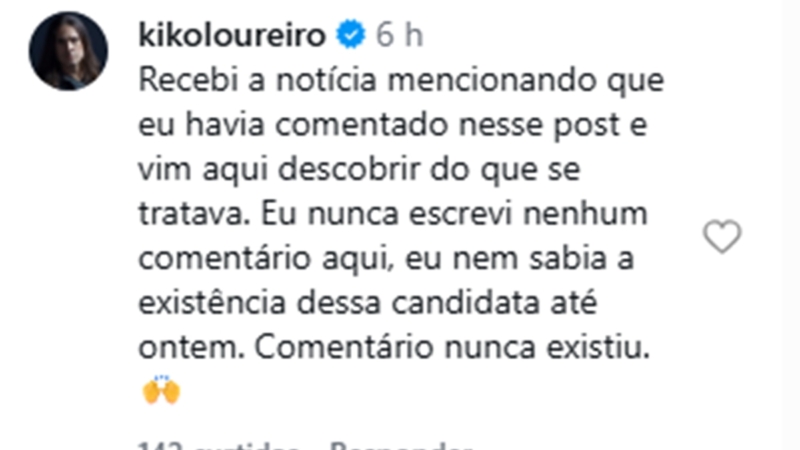 Ex-baterista do Angra detona deputada do PL e chama camiseta de roupa de demônio