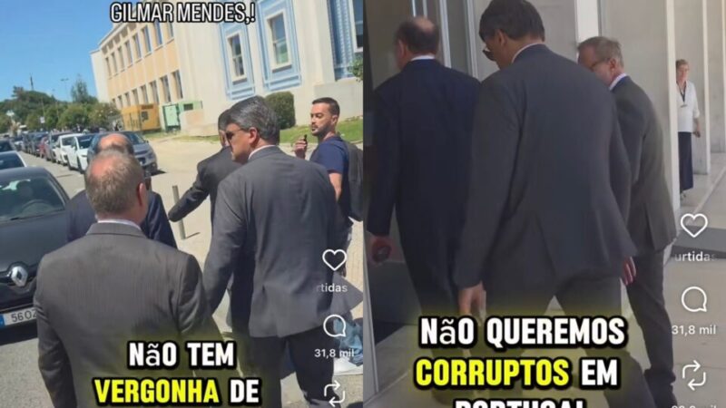 EXPLOSIVO: Jornalista português detido após evento de Bolsonaro CONFRONTA Gilmar Mendes em ENFRENTAMENTO épico