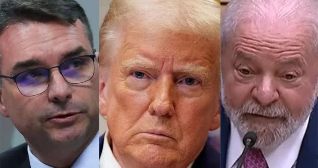 Trump faz declaração bombástica sobre Flávio Bolsonaro e solta o verbo contra Lula em desabafo impactante